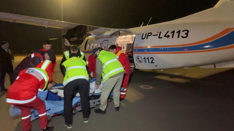 12 человек погибли в ДТП: пострадавшего из Актобе доставили в Астану на лечение