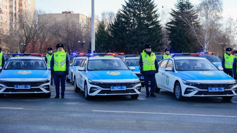 198 новых служебных автомобилей получили полицейские Восточно-Казахстанской области