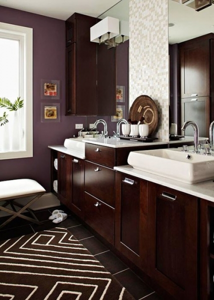 Мята, золото и шоколад: 10 цветовых схем для дизайна ванной, которые действительно работают